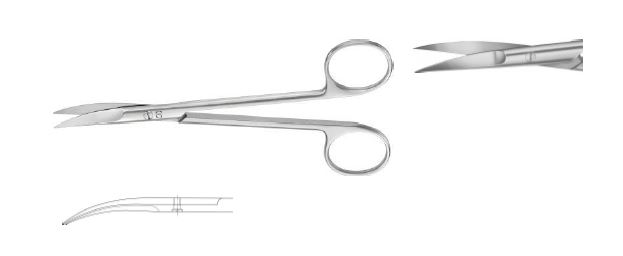 ЖОЗЕФ НОЖИЦІ ВИГНУТ. Г/Г 150MM